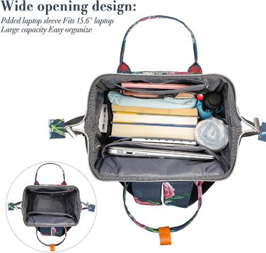 Жіночий рюкзак, шкільний рюкзак для дівчаток-підлітків, 15.6