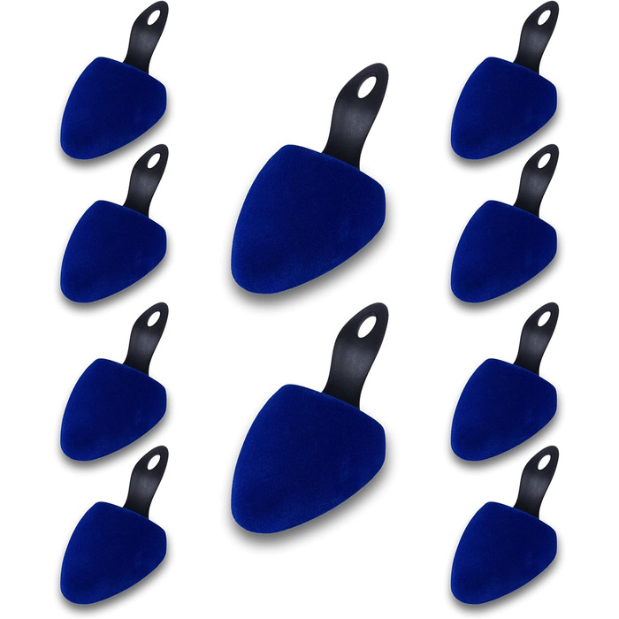 MTS care LISA Basic Velours Walker Shoe Stretchers Size 38-41 - Foam Shoe Spacers for Women, 5-Piece Set - Shoe Stretcher Keeps Shoes in Shape - Perfect Fit & Freshness