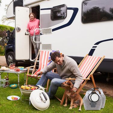 Сумка для зберігання корму для тварин, 2 шт., складана, BPA-free, харчова, для домашніх тварин, зберігає свіжість, для кемпінгу, перевезення, подорожей, прозора