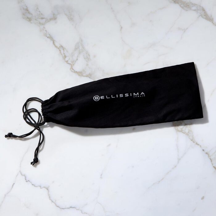 Випрямляч для волосся Bellissima Mini - компактний, для подорожей, з керамічним покриттям, 200°C, автоматичне напруження, сумочка для краси