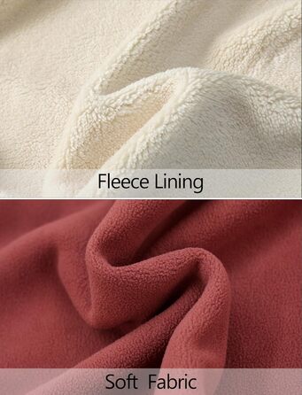 Чоловіча флісова жилетка AIEOE для осені та зими - тепла жилетка з 4 кишенями, стійким коміром, без рукавів - червона, розмір L