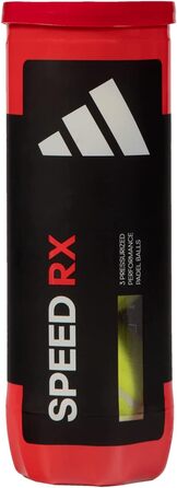 Adidas Speed RX Padel Balls - Unisex Yellow Padel Tennis Balls