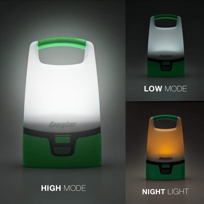Energizer LED Camping Lantern, Vision Recharge Lantern for Camping, Hiking, Emergency, Green