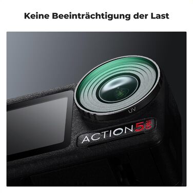 Фільтри K&F Concept ND/CPL для DJI Osmo Action 4/5 PRO: набір 4 шт. (ND8, ND16, ND32, CPL)