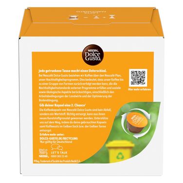 Кавові капсули Nescafé Dolce Gusto Latte Macchiato, середній обсмал, набір 3х15 порцій (45 капсул), 550 г