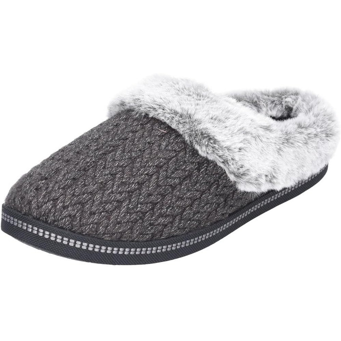 Жіночі домашні капці Skechers Cozy Campfire-Home Essential, чорні, розмір 35 EU