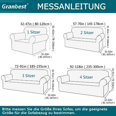 Granbest 1 Pack Thickened Couch Cover Durable Velvet Plush Sofa Cover for Oversized Couch High Stretch Couch Cover for Dogs, Pets Anti-Slip Furniture Protector for Living Room (4 Seater, Dark Green)