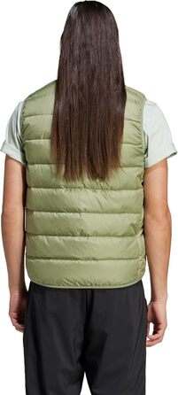 Жилет Adidas Essentias 3-Stripes Down Vest для чоловіків, колір: темно-зелений (S)