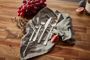 Amefa 1316 Fresh Cutlery Set for 12 People, 60-Piece Cutlery Set, Stainless Steel, Dishwasher-Safe Cutlery, Dinner Cutlery, Table Cutlery Fresh 60-Piece