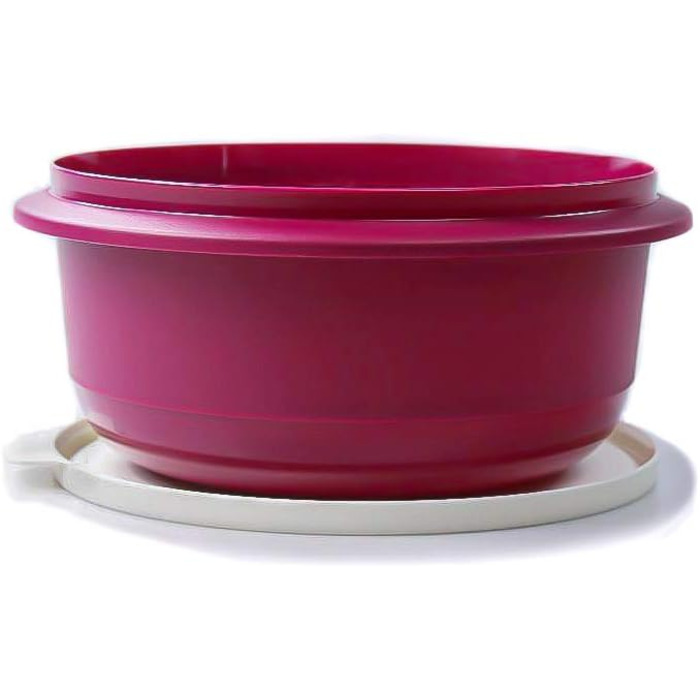 Tupperware Mixing Bowl 3.5 L dark pink white 38000