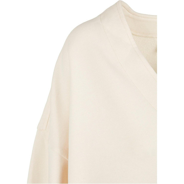 Кардиган жіночий Urban Classics Oversized з органічної бавовни, Short Terry, розмір 3XL, колір Whitesand