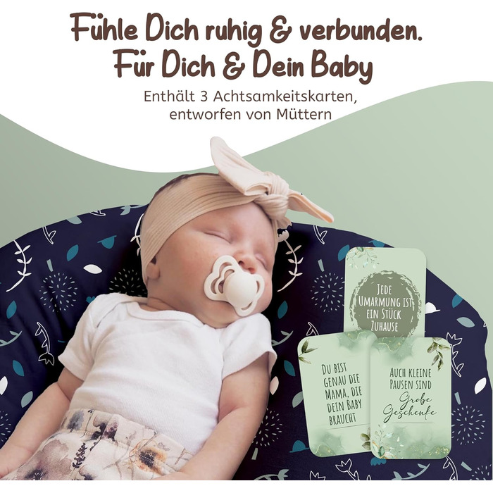 Подушка для вагітних Joyfill Stillkissen XXL, тестування акушерками, подушка для сну на боці, подушка для годування, темно-синій, 170 см