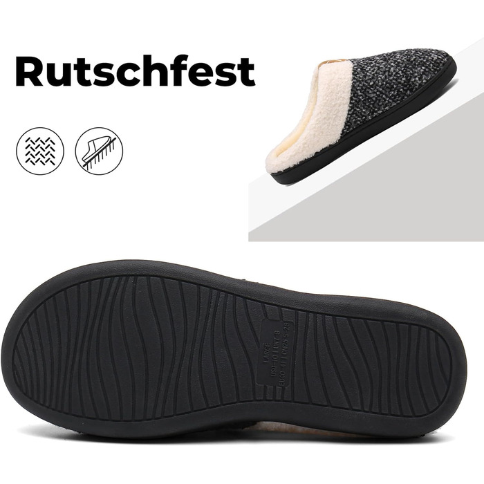 Тапочки зимові Mishansha для чоловіків та жінок, утеплені, з пам'яттю, з плюшем, білі, 36/37 EU