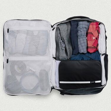 Чоловіча/Жіноча сумка-органайзер для косметики Jieei, водонепроникна, з 4 відділеннями, складна, компактна (L-чорний, L)