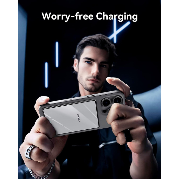 PowerBank Kuulaa Ultra Slim 5000 mAh з MagSafe, Type-C 20W, Швидка зарядка, 7.2 мм, для iPhone 16/15/14/13/12 (білий)