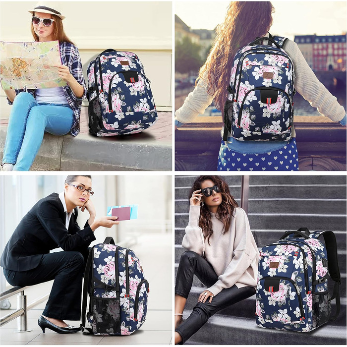 Рюкзак Cafele з RFID захистом, для ноутбука 17.3