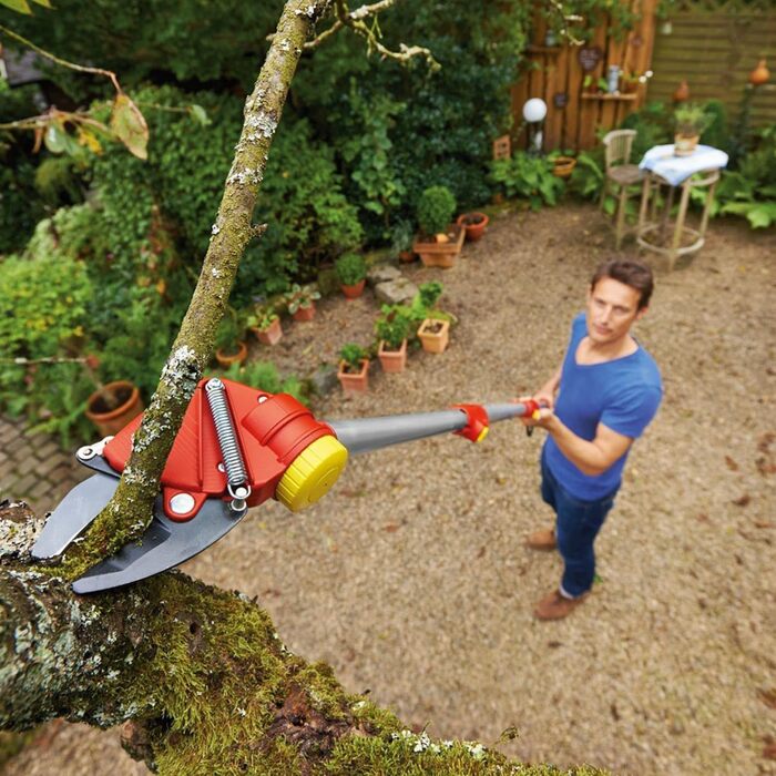 WOLF-Garten - 2-blade pruning shears POWER DUAL CUT RR 400 T; 73ACA002650, Aluminum / Red / Yellow