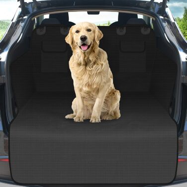Захист для багажника авто для собак з боковими та захистом краю, універсальний 185x102см, 600D, водонепроникний, стійкий до подряпин, чорний