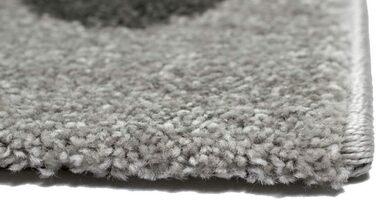 CARPETIA Children's Room Rug, Elephant, Dots, Bubbles, Grey, Blue, Size 200 x 290 cm