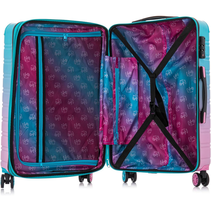 Набір валіз з полікарбонату (3 шт.): ручна, середня, велика | Набір валіз | Турецький колір