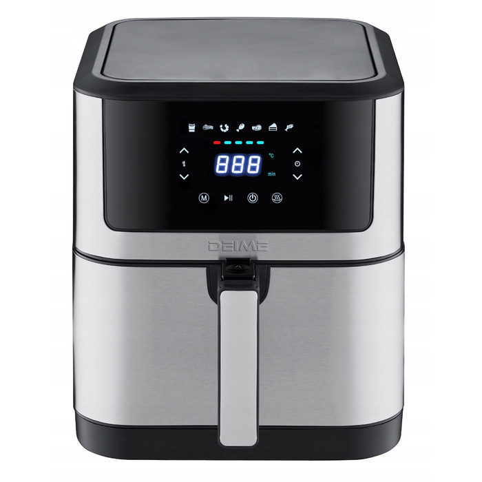 Аерофритюрниця Heelly XXL 8л, 1800 Вт — безмасляна фритюрниця великого об'єму