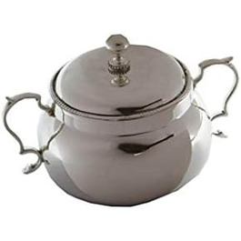 Royal Family Sugar Bowl from Sheffield Silver in contemporary style – the highest quality silver-plated sugar bowl – Sheffield silver