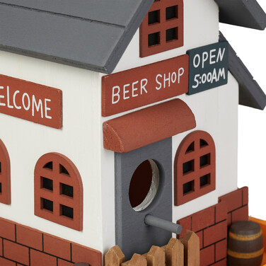Relaxdays Decorative Birdhouse Inn
