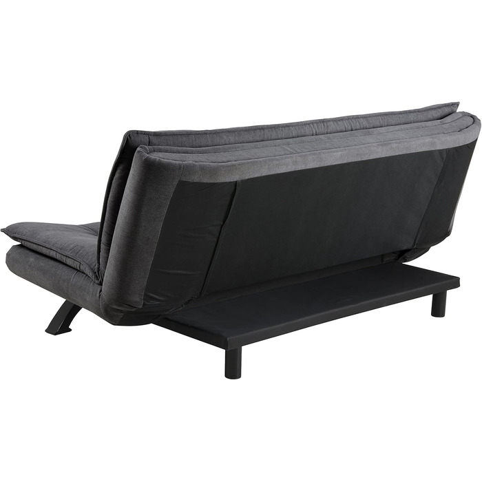 AC Design Jasper Bettcouch Dunkelgrau/Schwarz