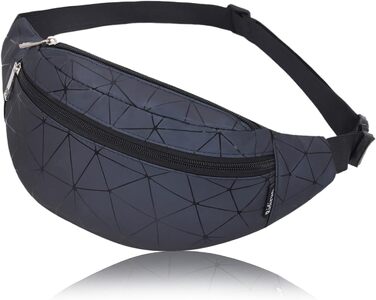 Жіноча поясна сумка-бананка: водонепроникна, з PU-шкіри, для спорту, відпочинку та повсякденного використання (темно-синій)