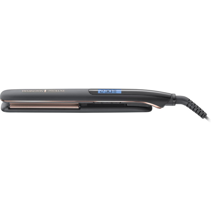Випрямляч для волосся Remington Proluxe S9150B: широкі керамічні пластини, технологія OPTIheat, цифровий дисплей