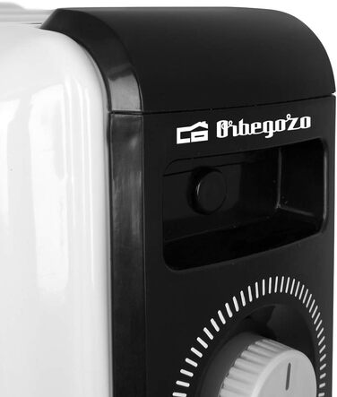 Радіатор масляний Orbegozo RF 2500, 2500 Вт, білий, модульна конструкція з 11 елементів