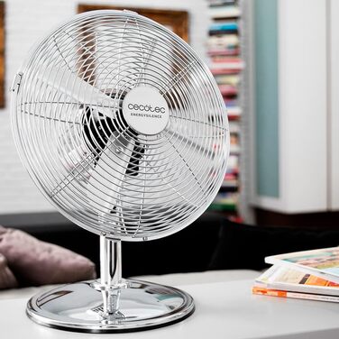 Вентилятор Cecotec EnergySilence 620 RetroDesk: потужний, стильний, з регулюванням висоти та осциляцією