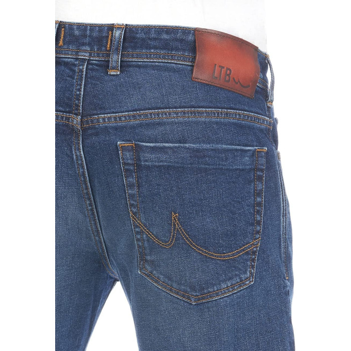 Джинси чоловічі LTB Stretch Timor Bootcut сині/чорні, розміри 28-40, Magne Wash (54329)