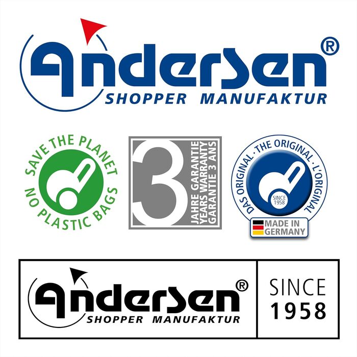 Сумка-візок для покупок з функцією підйому сходами ANDERSEN Scala Shopper Hera (Пісочний)