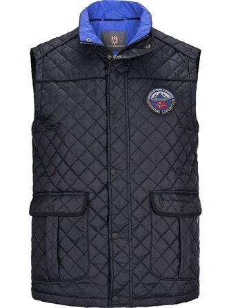 Чоловіча степкова жилетка JAN VANDERSTORM RODEWIN, тепла та практична, розмір 56, блакитна