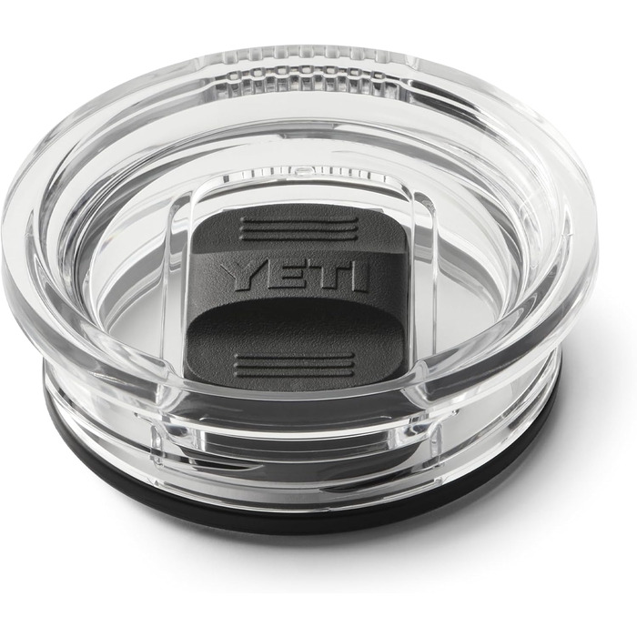 Термокружка YETI Rambler 20 oz (591 мл), нержавіюча сталь, ізольована, кришка Stronghold, колір Firefly Yellow