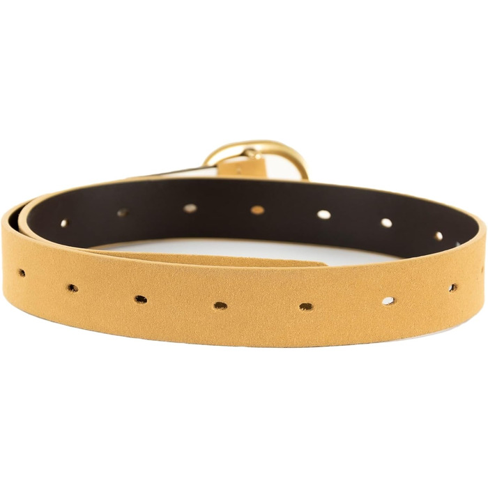 Пояс жіночий Levi's High-Low, колір бежевий (Bisque), 1 шт.