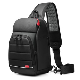 Чоловіча сумка-слінг Crossbody з USB-портом, водонепроникна нагрудна сумка для планшета 9.7