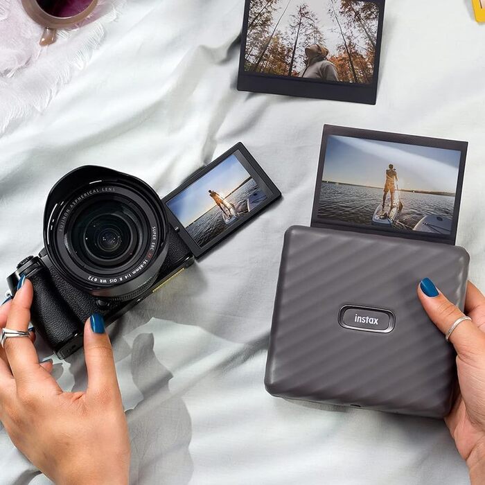Друк фото з телефону: INSTAX LINK Wide - принтер для смартфонів (Mocha Gray)
