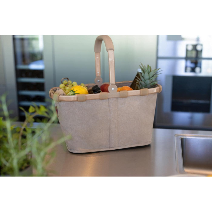 Сумка-шопер Reisenthel CarryBag Twist Coffee – Містка та стильна сумка-шопер з водонепроникним дизайном та зручною внутрішньою кишенею