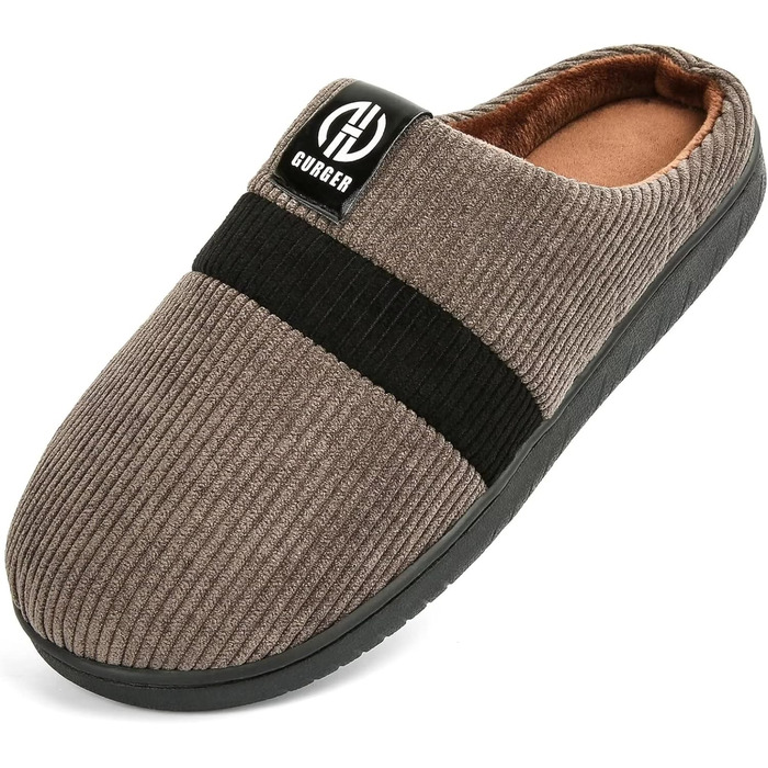 Тапочки домашні чоловічі жіночі зимові, плюшеві, з підкладкою, розмір 36-51 (40/41 EU, C3 Коричневий)