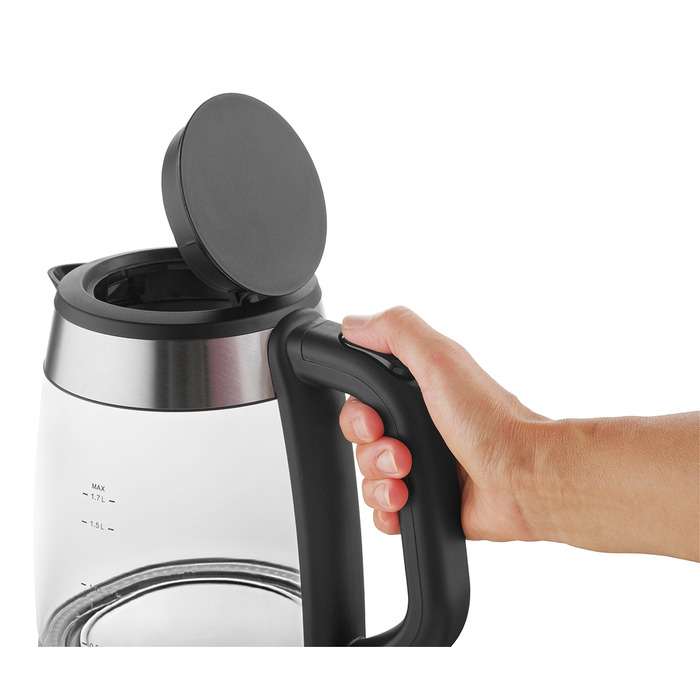 Електричний чайник Concept RK4150, 2200 Вт, 1,7 л, сріблястий/сірий