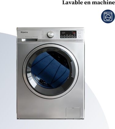 Килимок для ванної кімнати chakme з ефектом пам'яті (Memory Foam), протиковзкий та вбираючий підкладник під душ, 60x150 см, темно-синій