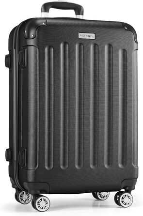 Набір валіз Merish 3шт. з жорстким корпусом, коліщата-двоєколіща, 9 кольорів (включно з чорним)