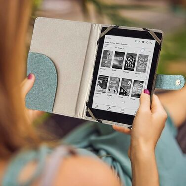 Чохол для електронного читача Sony PRS, Tolino, Kobo, BQ (6 дюймів, чорний)