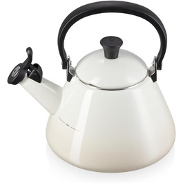 Чайник Le Creuset Kone з емальованої сталі з свистком, 1,6 л, колір Меренга