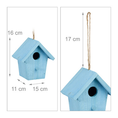 Relaxdays Decorative Birdhouse