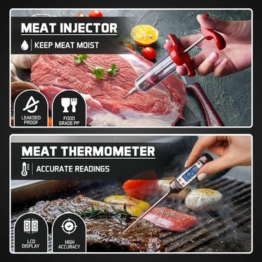 Набір аксесуарів для гриля Kyto BBQ 39 предметів з кейсом: гриль-набір, посуд для барбекю, аксесуари для гриля та мангала, для дачі, кемпінгу, подарунок для чоловіка