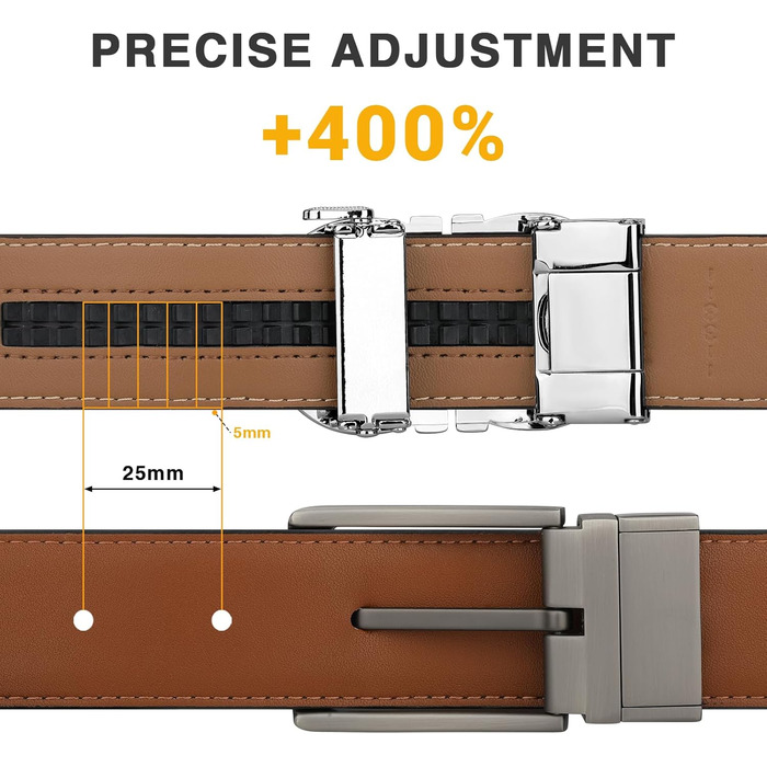 Чоловічий шкіряний ремінь ITIEZY з вінтажним принтом, автоматична застібка, 35 мм, регульований, розмір 32-38, колір пісочний