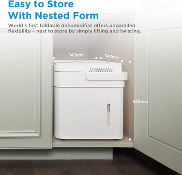 Зволожувач повітря Midea DF-20DEN7-WF, 20л/24г, для приміщень до 100 м³ (40 м²), з Wi-Fi, таймером, білий